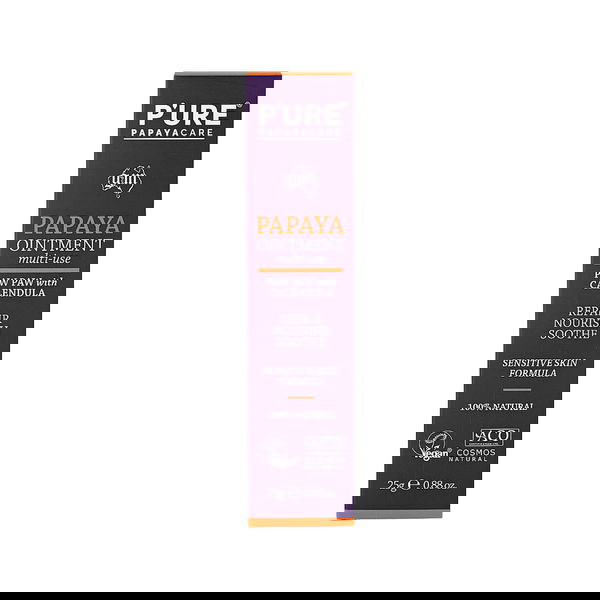 P'ure Papayacare Papaya Ointment Multi-Use Paw Paw with Calendula 25 gm 