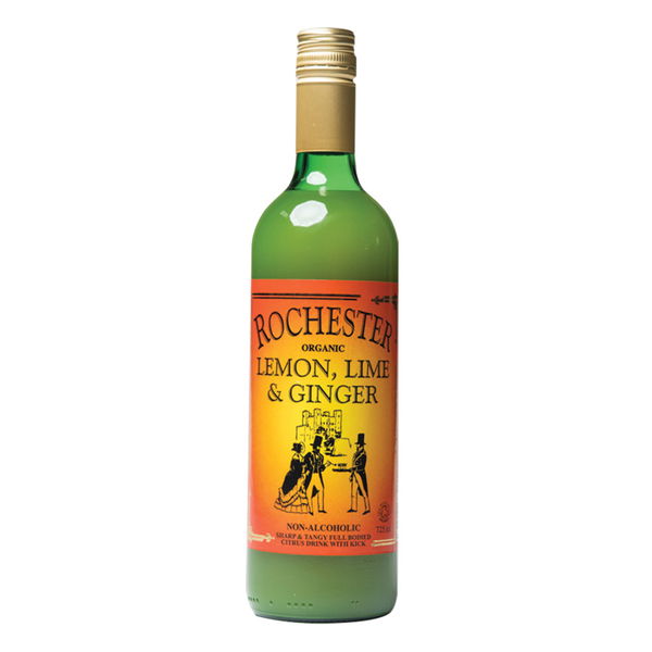 Rochester Organic Non-Alcoholic Lemon, Lime & Ginger Drink 725 ml 
