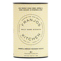 Franjos Kitchen Belly Bump Pregnancy Biscuits Ginger & Apricot 252 gm 