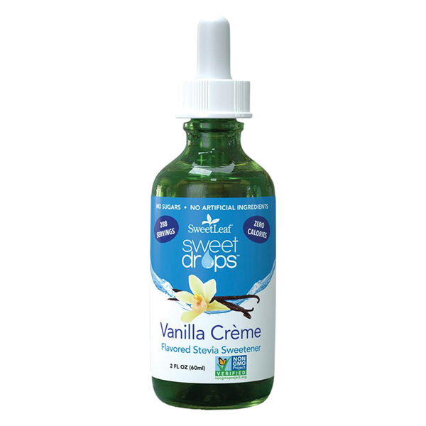 Sweet Leaf Sweet Drops Stevia Liquid Vanilla Crème 60 ml 