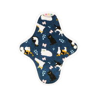 Hannah Extra Grip Organic Cotton Reusable Cloth Pad Small - Assorted 2 Pack 