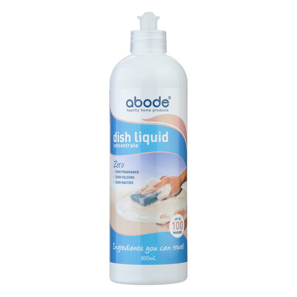 Abode Dish Liquid Concentrate Zero 500 ml 