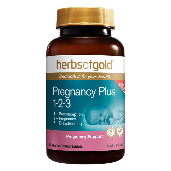 Herbs Of Gold Pregnancy Plus 1-2-3 Tablets 60 Tablets 