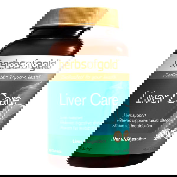 Herbs Of Gold Liver Care & Digestion Tablets 60 Tablets 