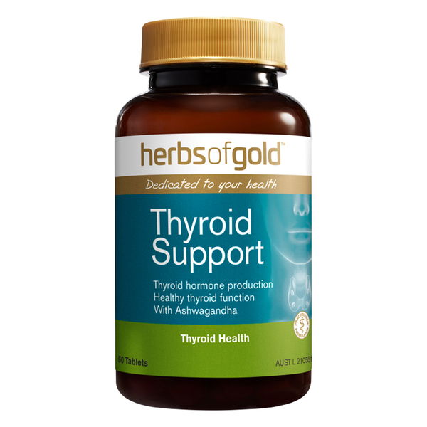 Herbs Of Gold Thyroid Support Tablets 60 Tablets 