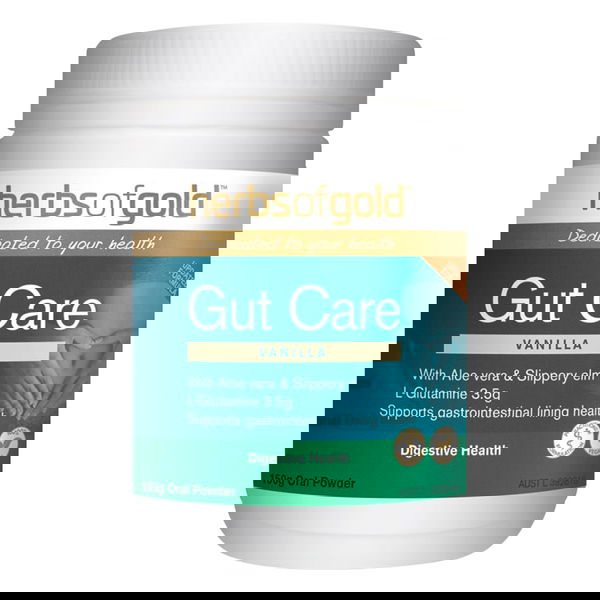 Herbs Of Gold Gut Care Digestive Health Oral Powder Vanilla 150 gm 
