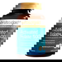 Herbs Of Gold Activated Folate 500 Nutritional Support  Capsules 60 Capsules 