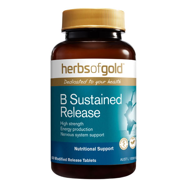 Herbs Of Gold B Sustained Release Nutritional Support Tablets 60 Tablets 