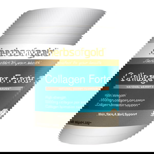 Herbs Of Gold Collagen Forte Hair, Skin & Nail Support Powder 180 gm 