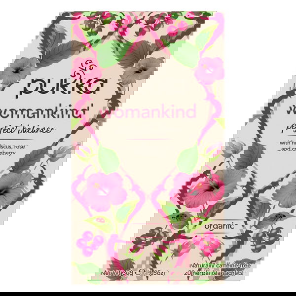 Pukka Organic Herbal Tea Womankind 20 Tea Bags 