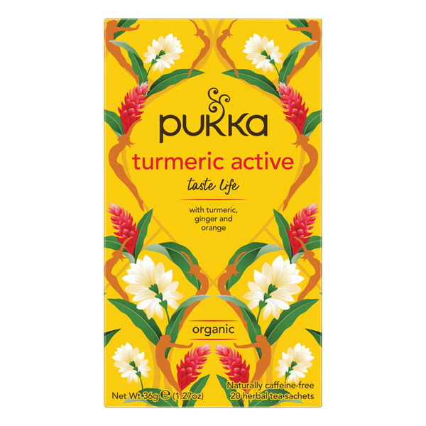 Pukka Organic Herbal Tea Turmeric 20 Tea Bags 