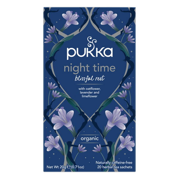 Pukka Organic Herbal Tea Night Time 20 Tea Bags 