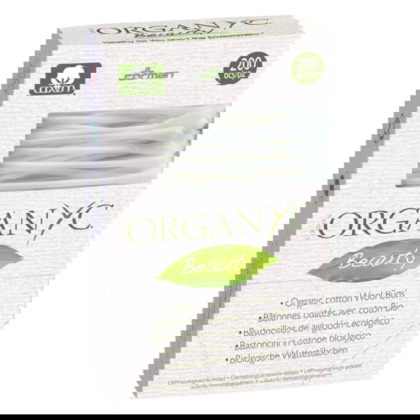 Organyc Beauty Cotton Buds 200 Pack 