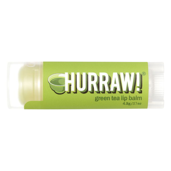 Hurraw! Organic Lip Balm Green Tea 4.8 gm 