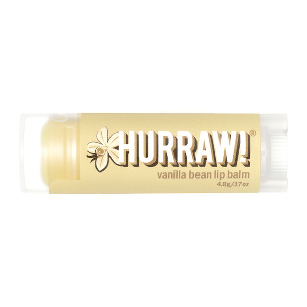 Hurraw! Organic Lip Balm Vanilla Bean 4.8 gm 
