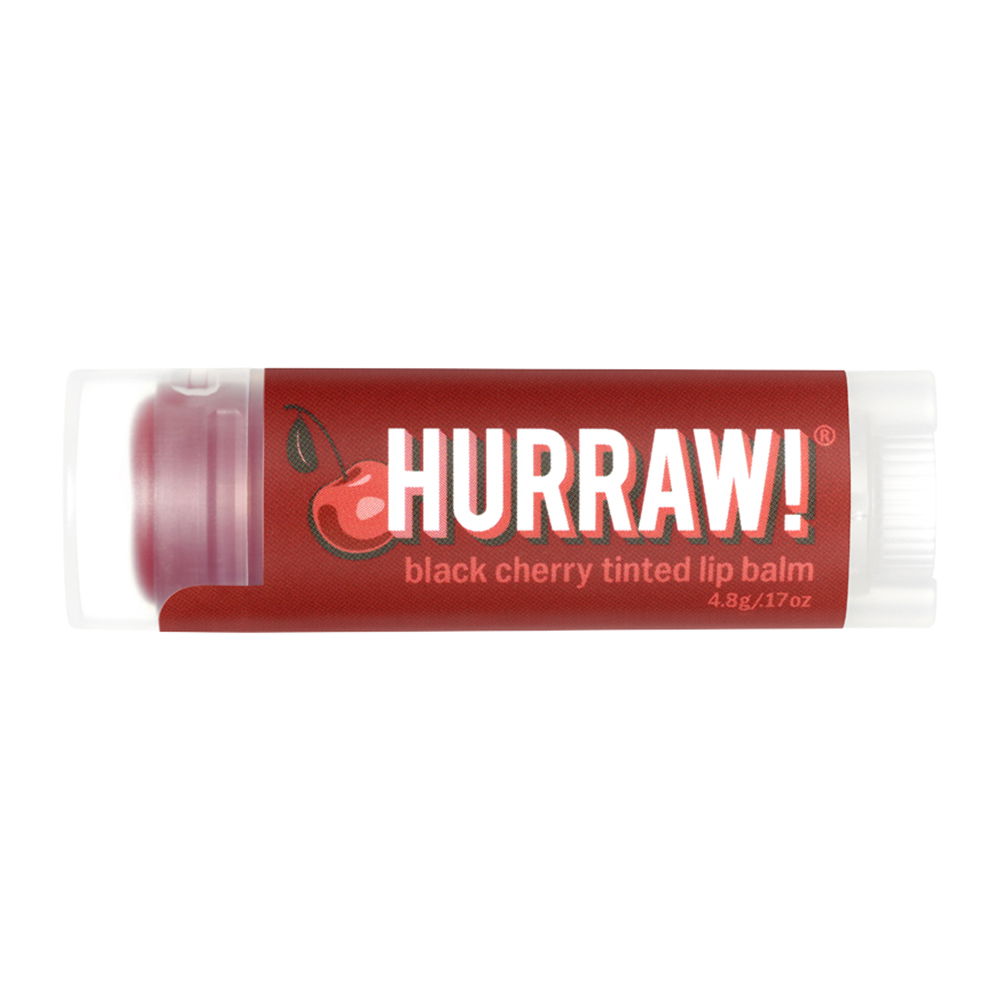 Hurraw! Organic Tinted Lip Balm Black Cherry