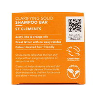 Ethique St Clements Clarifying Solid Shampoo Bar Refreshes Oily Hair 110 gm 