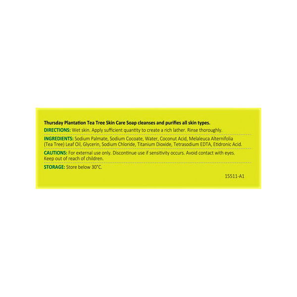 Thursday Plantation Tea Tree Skin Care Soap 125 gm 