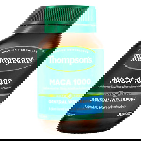 Thompson's MACA 1000 General Wellbeing Capsules 60 Capsules 