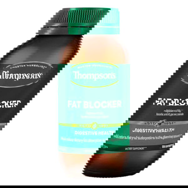 Thompson's Fat Blocker Digestive Health Capsules 120 Capsules 