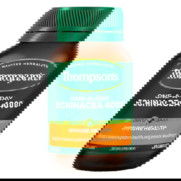 Thompson's One-A-Day Echinacea 4000 Immune Health Tablets 60 Tablets 