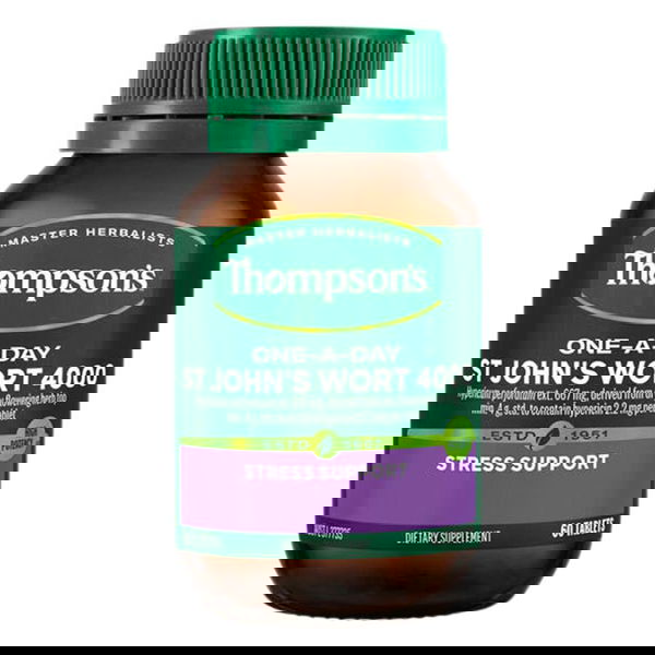 Thompson's One-A-Day St John's Wort 4000 Stress Support Tablets 60 Tablets 