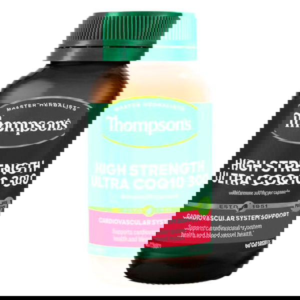 Thompson's High Strength Ultra CoQ10 300 Cardiovascular System Support Capsules 300 mg 60 Capsules 