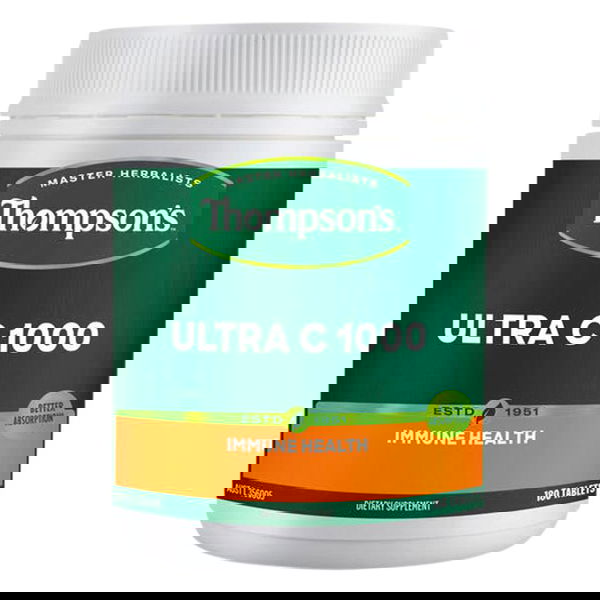 Thompsons Ultra C 1000 Immune Health Tablets 1000 mg 180 Tablets 