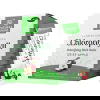 Nature's Sunshine Extra Strength Chlorophyll Detoxifying Powder Crisp Apple 2.25 gm x 30 Pack 
