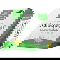 Nature's Sunshine Extra Strength Chlorophyll Detoxifying Powder Sweet Melon 2.25 gm x 30 Pack 