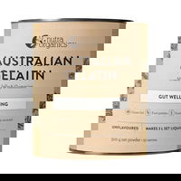 Nutra Organics Australian Gelatin Gut Wellbeing Powder Unflavoured 300 gm 